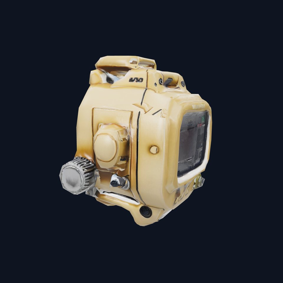 Retro Futuristic Device Display Model Pack